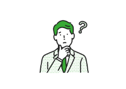 考える男性のイラスト